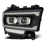 Phares halogènes projecteurs noirs pour Ram 2500/3500/4500/5500 série PRO 19-24
