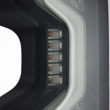 19-25 Chevrolet Silverado 1500 / 20-25 Silverado 2500HD/3500HD PRO-Series LED Tail Lights Jet Black