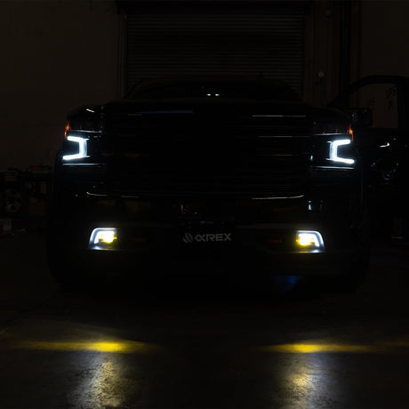 19-23 Chevrolet Silverado 1500/19-23 Chevrolet Silverado 2500HD/3500HD DoubleTap Dual Color LED Projector Fog Lights