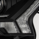 Phares halogènes projecteurs noirs pour Ford Ranger série PRO 19-23