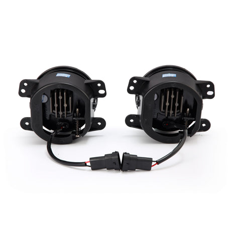18-23 Jeep Wrangler JL (Rubicon/Sahara with OE Plastic Bumper) / Gladiator JT DoubleTap Dual Color LED Projector Fog Lights