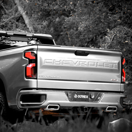 19-25 Chevrolet Silverado 1500 / 20-25 Silverado 2500HD/3500HD LUXX-Series LED Tail Lights Alpha-Black