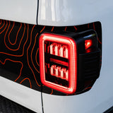 19-25 Jeep Gladiator JT NOVA-Series Prismatic LED Tail Lights Alpha-Black