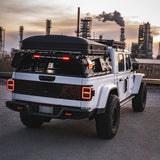19-25 Jeep Gladiator JT NOVA-Series Prismatic LED Tail Lights Black-Red