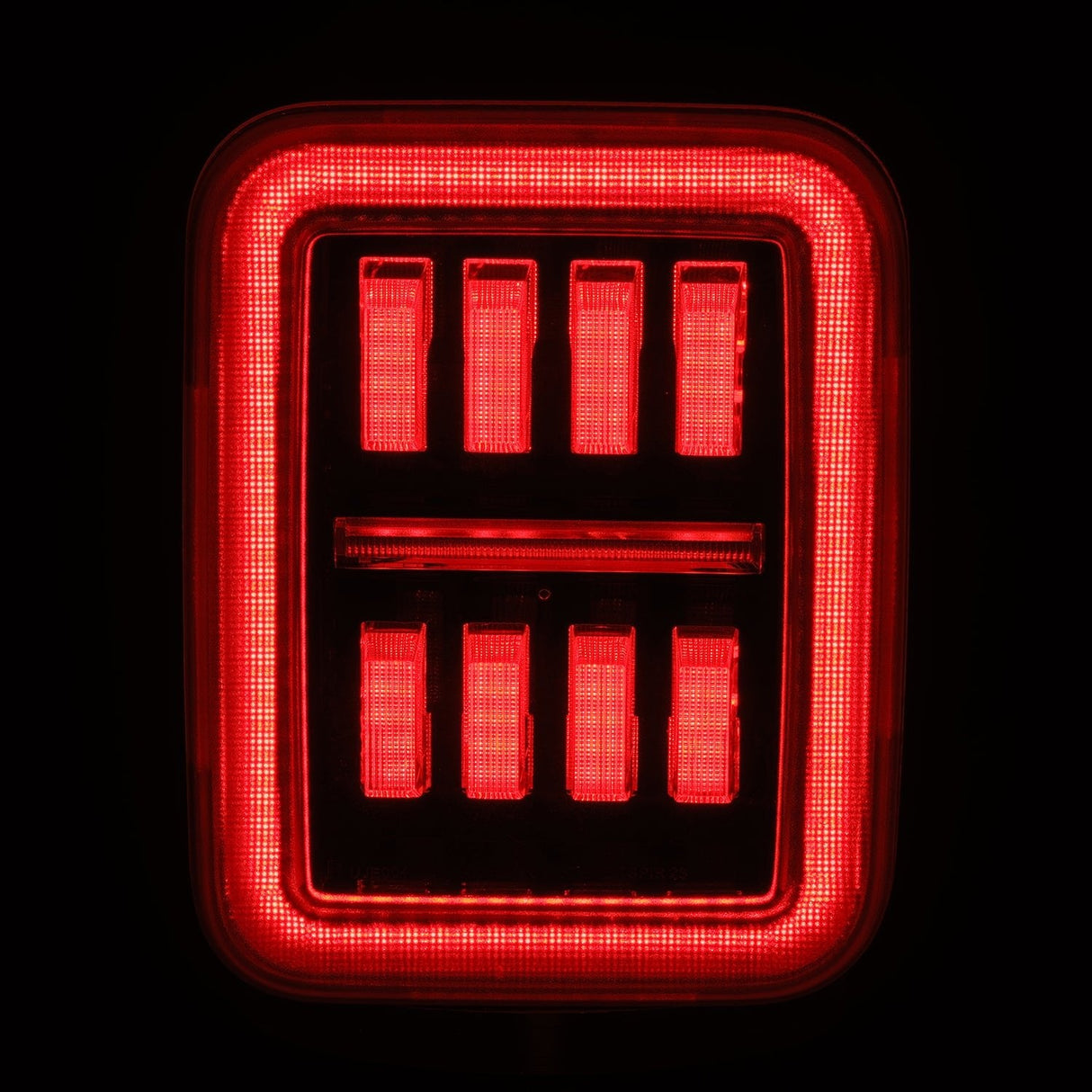 19-25 Jeep Gladiator JT NOVA-Series Prismatic LED Tail Lights Black-Red