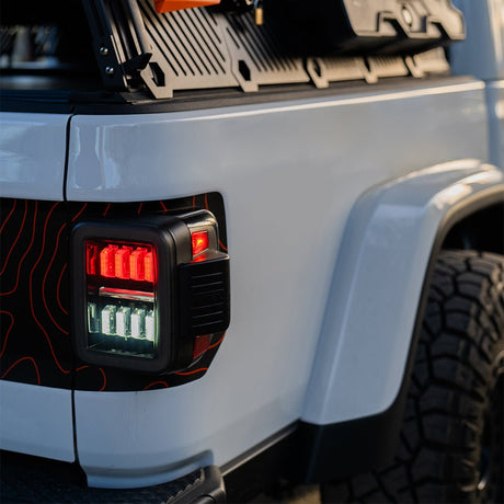 19-25 Jeep Gladiator JT NOVA-Series Prismatic LED Tail Lights Chrome