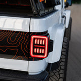 19-25 Jeep Gladiator JT NOVA-Series Prismatic LED Tail Lights Chrome