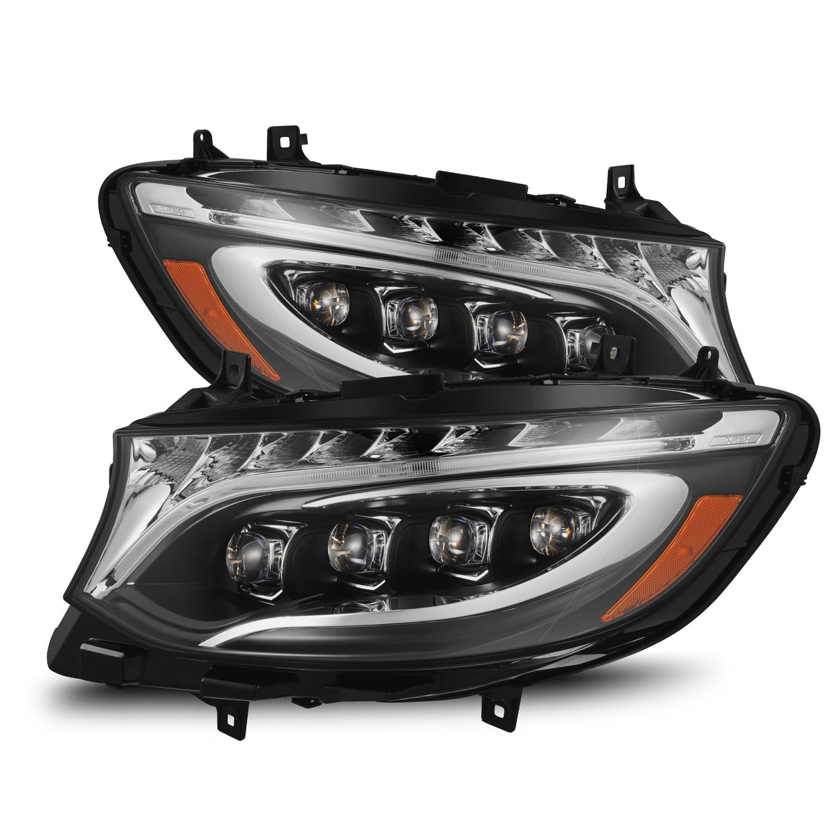 19-25 Mercedes-BenzÊSprinter NOVA-Series LED Projector Headlights Black
