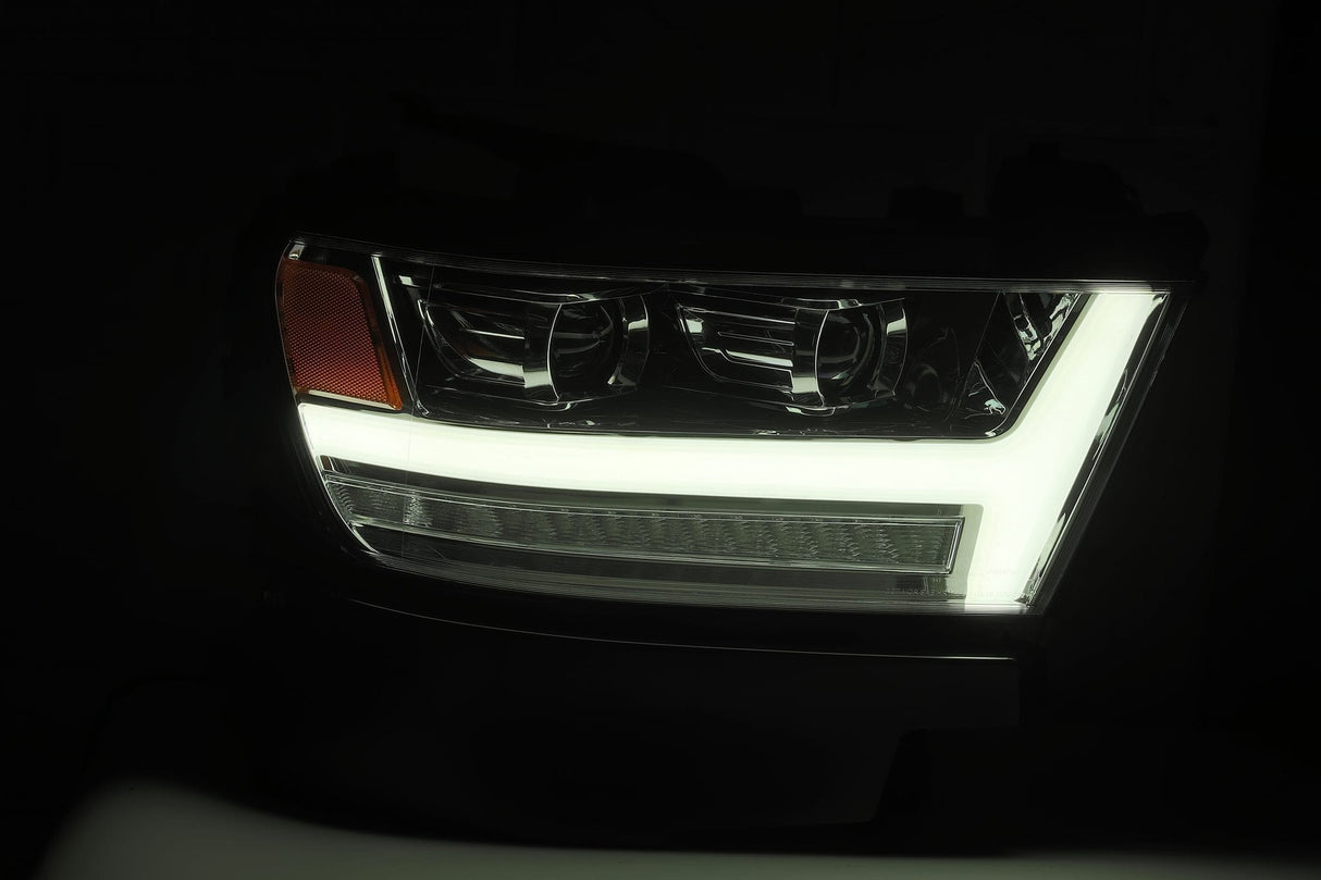 Phares projecteurs à DEL chromés de la série LUXX pour Ram 1500 19-24