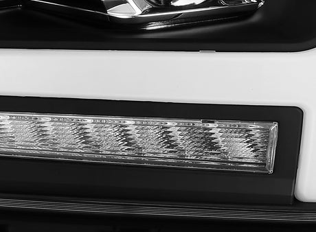 19-24 Ram 1500 LUXX-Series LED Projector Headlights Jet Black
