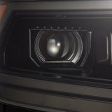 19-24 Ram 1500 (MK II 2500 Style) LUXX-Series LED Projector Headlights Alpha-Black