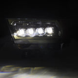 19-24 Ram 1500 (MK II 2500 Style) NOVA-Series LED Projector Headlights Alpha-Black