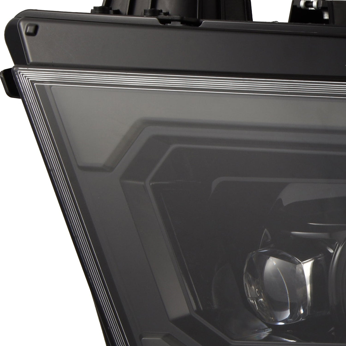 19-24 Ram 1500 (MK II 2500 Style) NOVA-Series LED Projector Headlights Alpha-Black