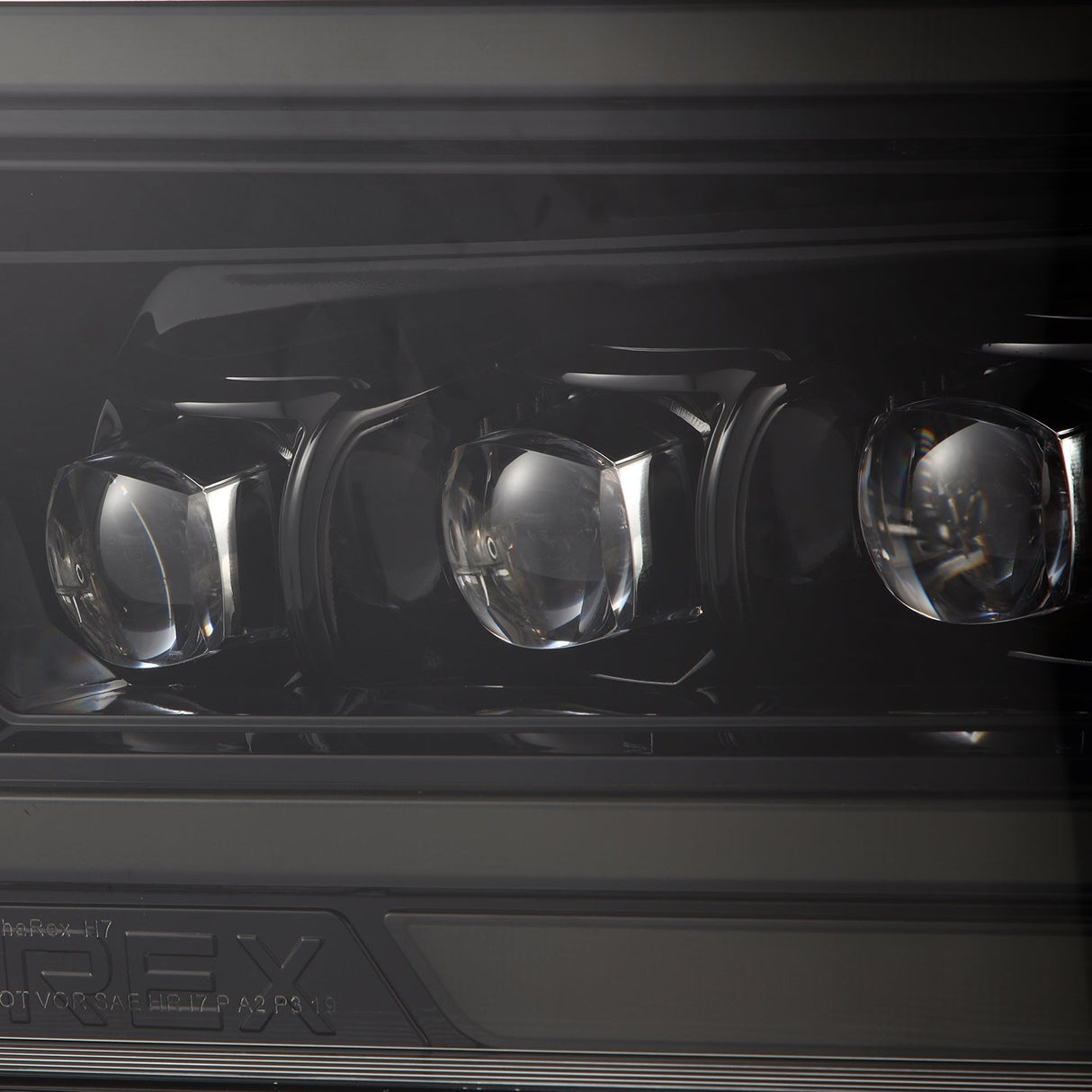 19-24 Ram 1500 (MK II 2500 Style) NOVA-Series LED Projector Headlights Alpha-Black