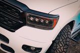 19-24 Ram 1500 (MK II 2500 Style) NOVA-Series LED Projector Headlights Alpha-Black