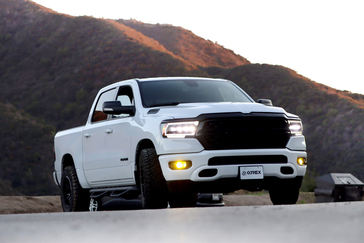 19-24 Ram 1500 (MK II 2500 Style) NOVA-Series LED Projector Headlights Black