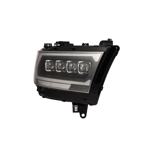 19-24 Ram 1500 (MK II 2500 Style) NOVA-Series LED Projector Headlights Black