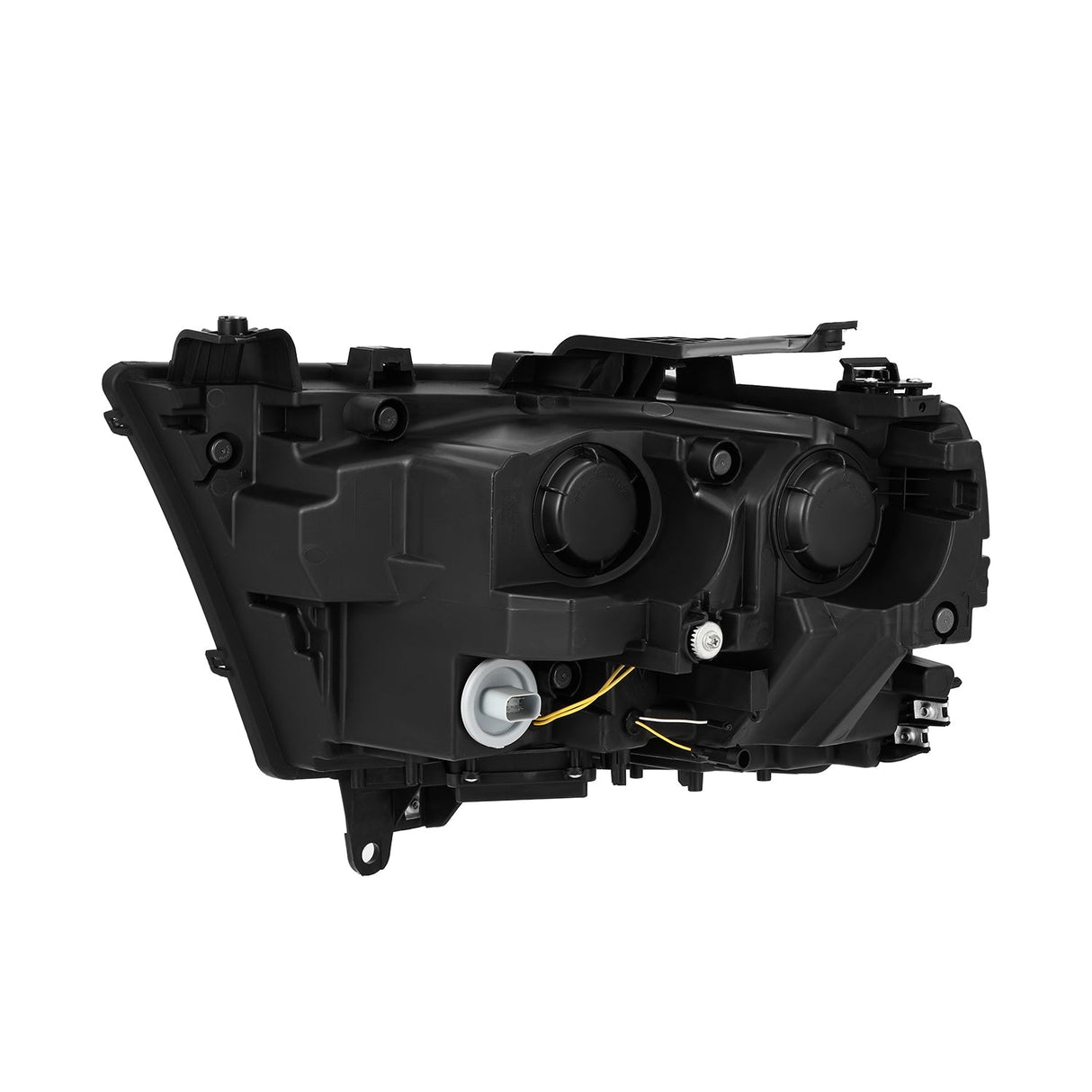 Phares halogènes à projecteur Alpha-Black de la série PRO pour Ram 1500 (style MK II 2500) 19-24