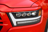 19-24 Ram 1500 NOVA-Series LED Projector Headlights Jet Black