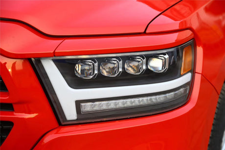 19-24 Ram 1500 NOVA-Series LED Projector Headlights Jet Black