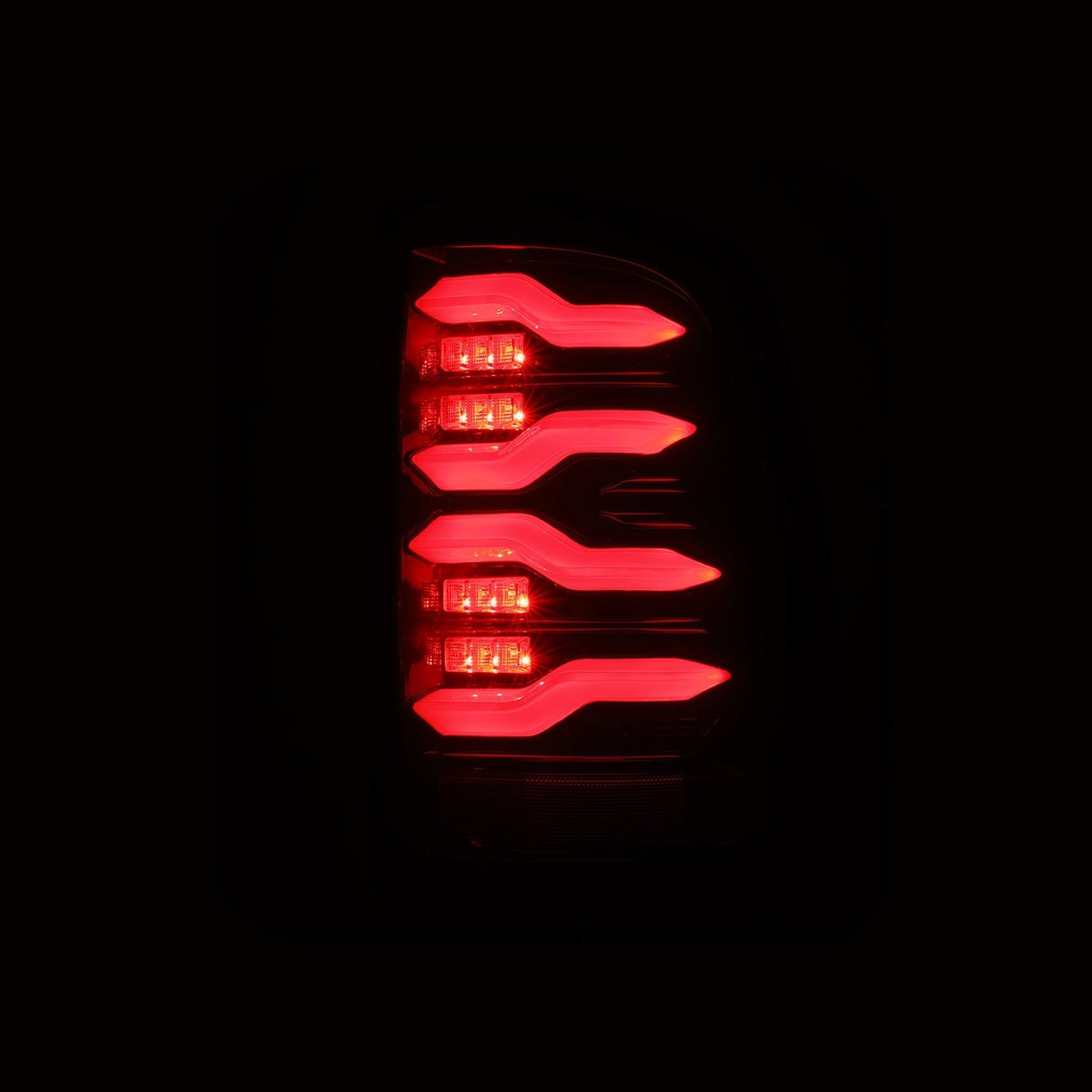 19-24 Ram 2500/3500 LUXX-Series LED Tail Lights Black-Red