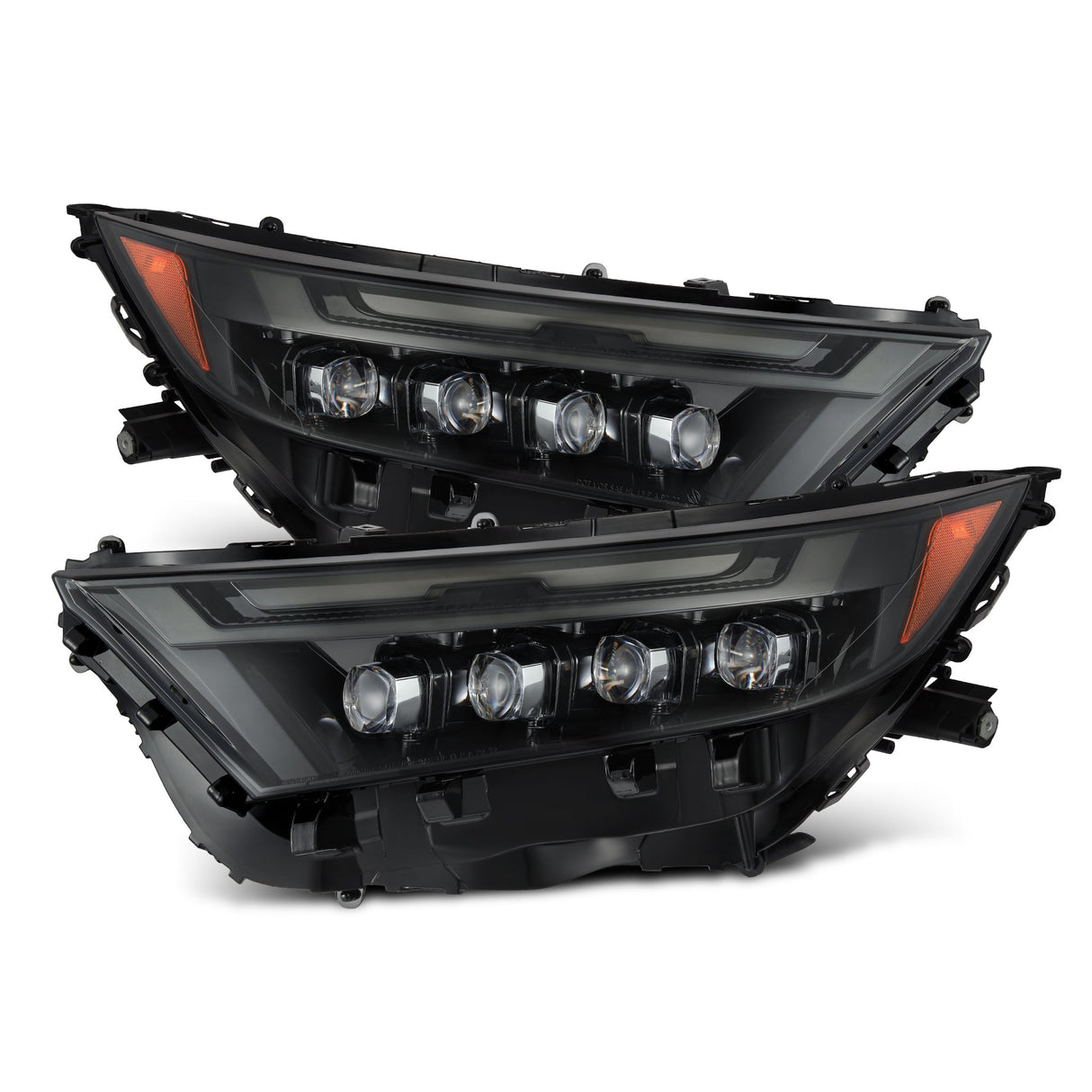 Phares projecteurs à LED série NOVA pour Toyota RAV4 (version basse) 19-25 Alpha-Black