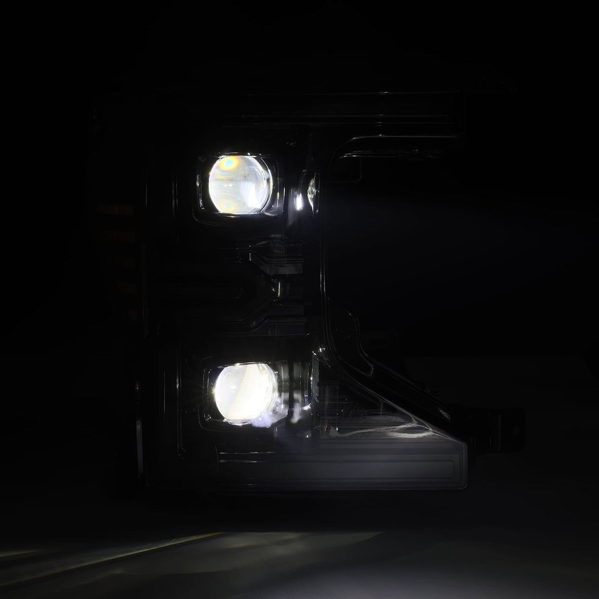 20-22 Ford Super Duty LUXX-Series LED Projector Headlights Alpha-Black