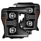 20-22 Ford Super Duty LUXX-Series LED Projector Headlights Black