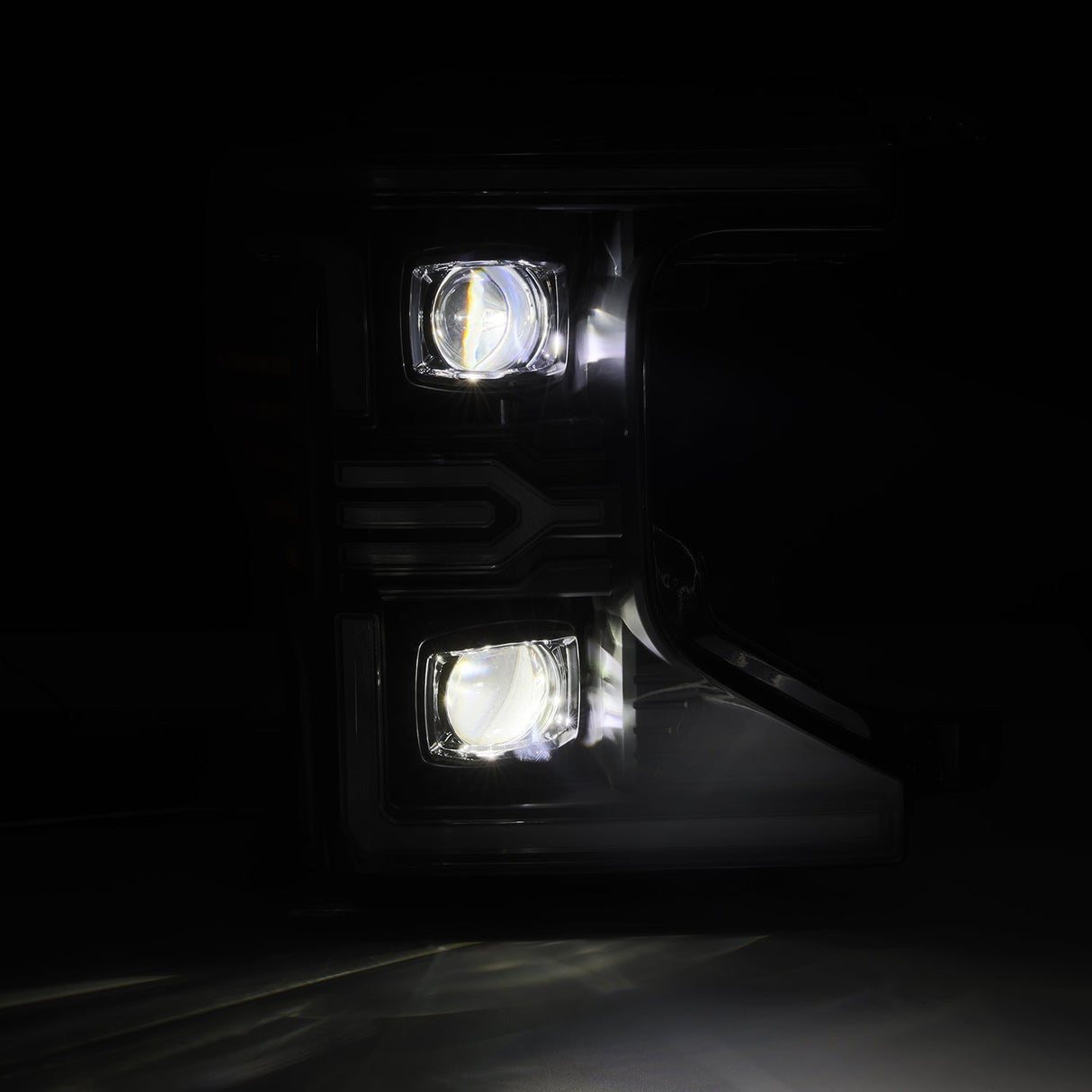 20-22 Ford Super Duty LUXX-Series LED Projector Headlights Black