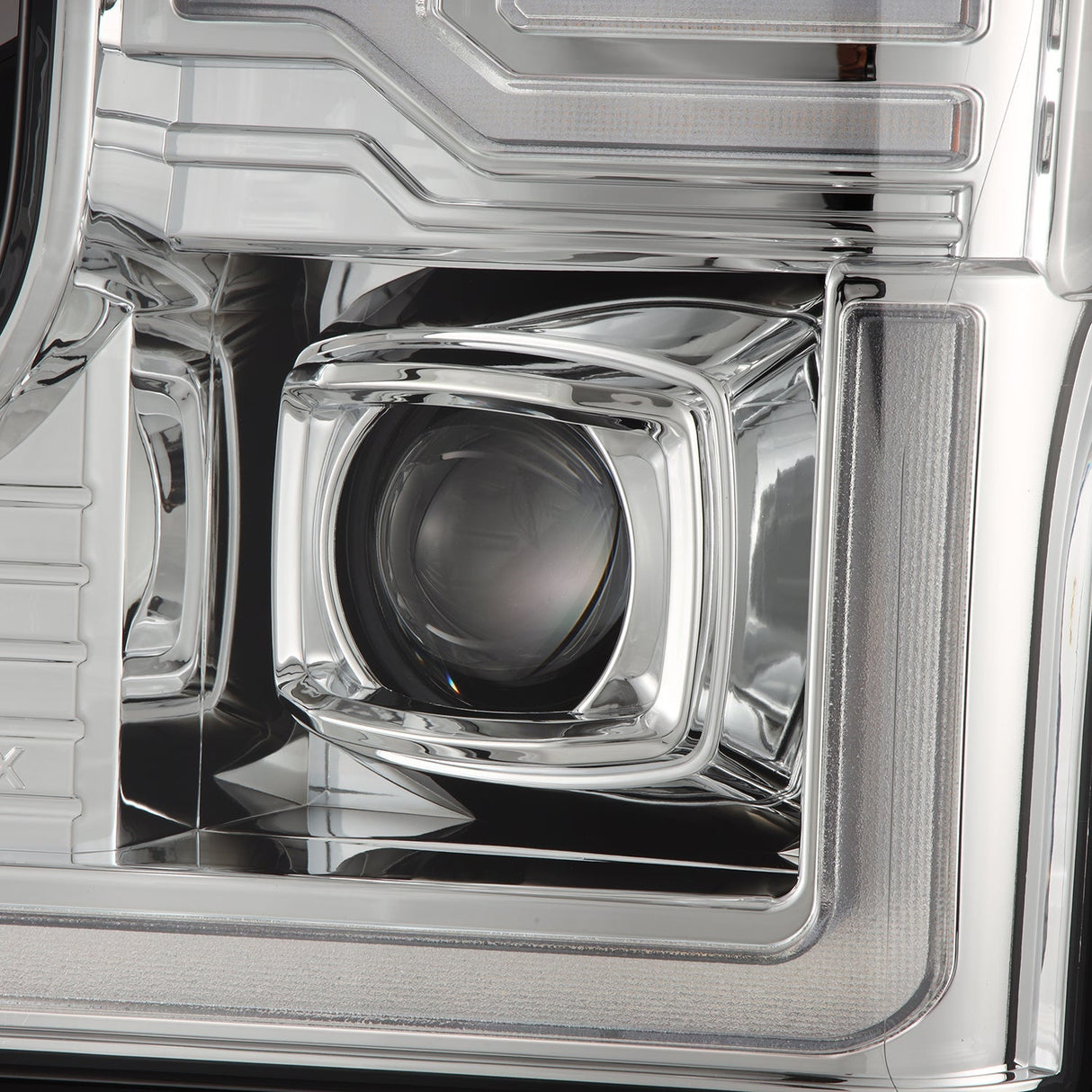20-22 Ford Super Duty LUXX-Series LED Projector Headlights Chrome