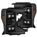 20-22 Ford Super Duty NOVA-Series LED Projector Headlights Alpha-Black