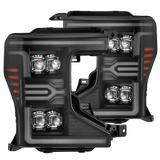 20-22 Ford Super Duty NOVA-Series LED Projector Headlights Black