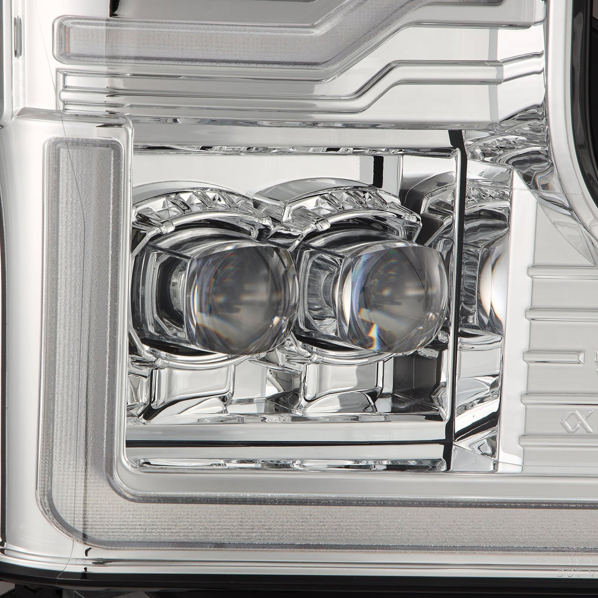 20-22 Ford Super Duty NOVA-Series LED Projector Headlights Chrome