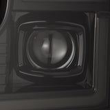 20-22 Ford Super Duty PRO-Series Halogen Projector Headlights Alpha-Black