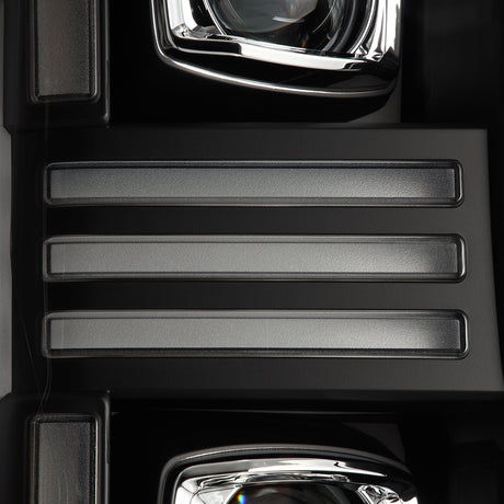 20-22 Ford Super Duty PRO-Series Halogen Projector Headlights Black