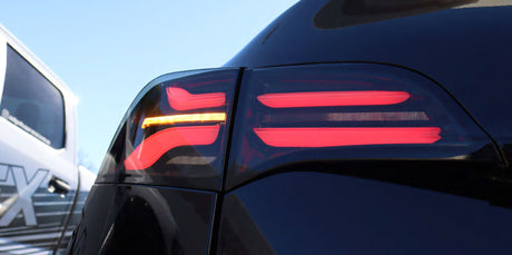 20-24 Tesla Model Y / 22-23 Model 3 (With Stock Amber Turn Signal) PRO-Series LED Tail Lights Red Smoke
