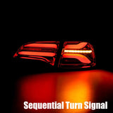 20-24 Tesla Model Y / 22-23 Model 3 (With Stock Amber Turn Signal) PRO-Series LED Tail Lights Red Smoke