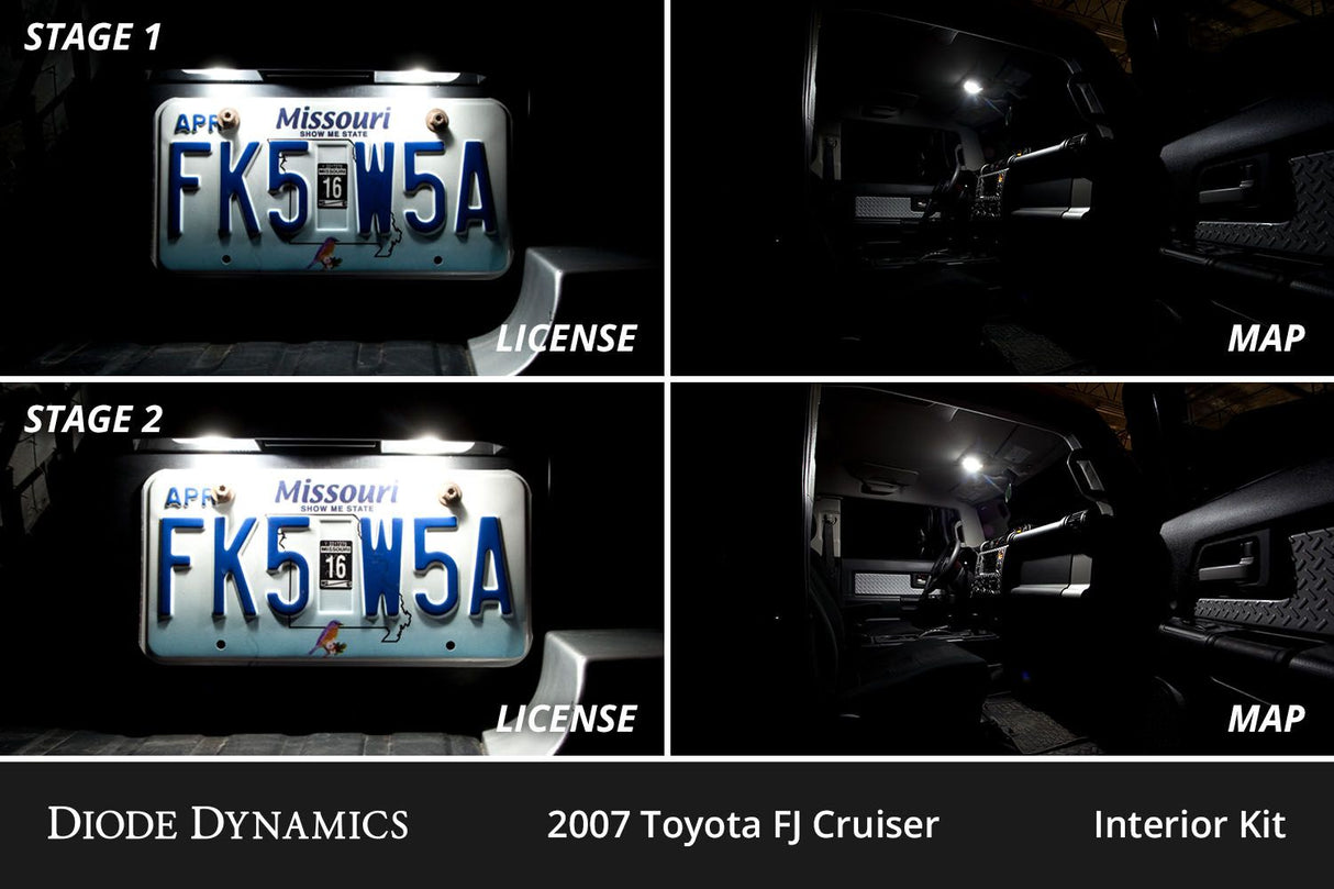 Interior LED Conversion Kit for 2007-2014 Toyota FJ Cruiser