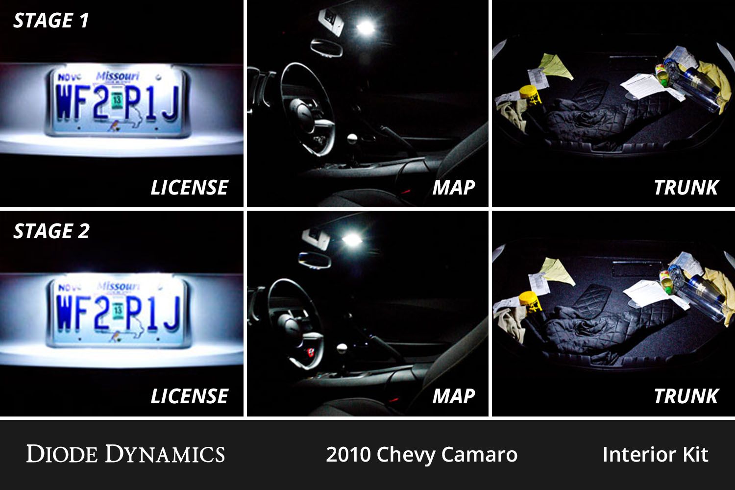 Interior LED Conversion Kit for 2010-2015 Chevrolet Camaro