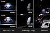 Kit LED intérieur pour Dodge Charger 2006-2010, blanc froid Stage 2