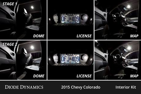 Interior LED Conversion Kit for 2015-2022 Chevrolet Colorado