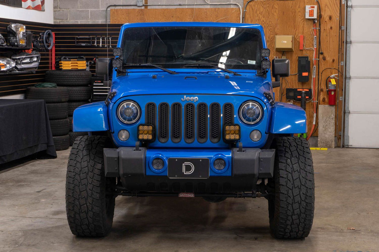 SS5 Bumper LED Pod Light Kit for 2007-2018 Jeep JK Wrangler