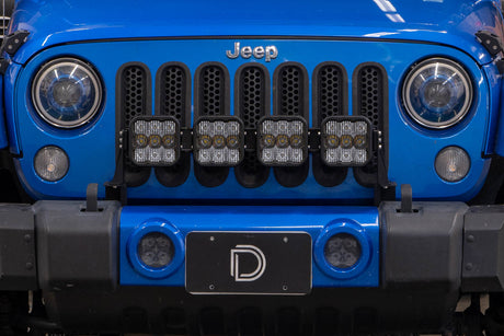 Stage Series Grille Bracket Kit for 2007-2018 Jeep JK Wrangler