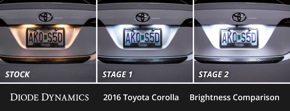 Kit LED intérieur pour Toyota Camry 2012-2017, blanc froid Stage 2