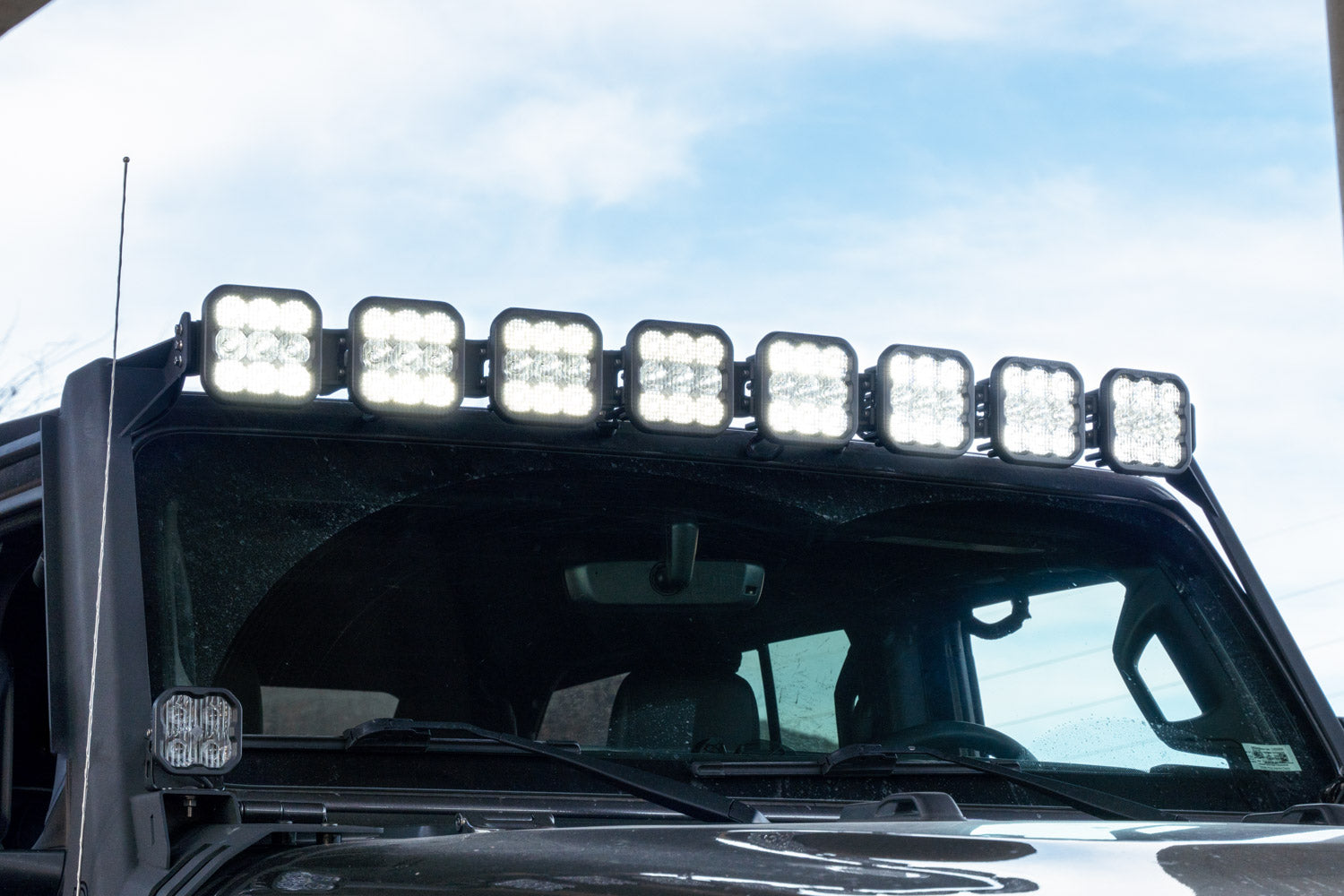 Stage Series Windshield Bracket Kit for 2018-2026 Jeep JL Wrangler
