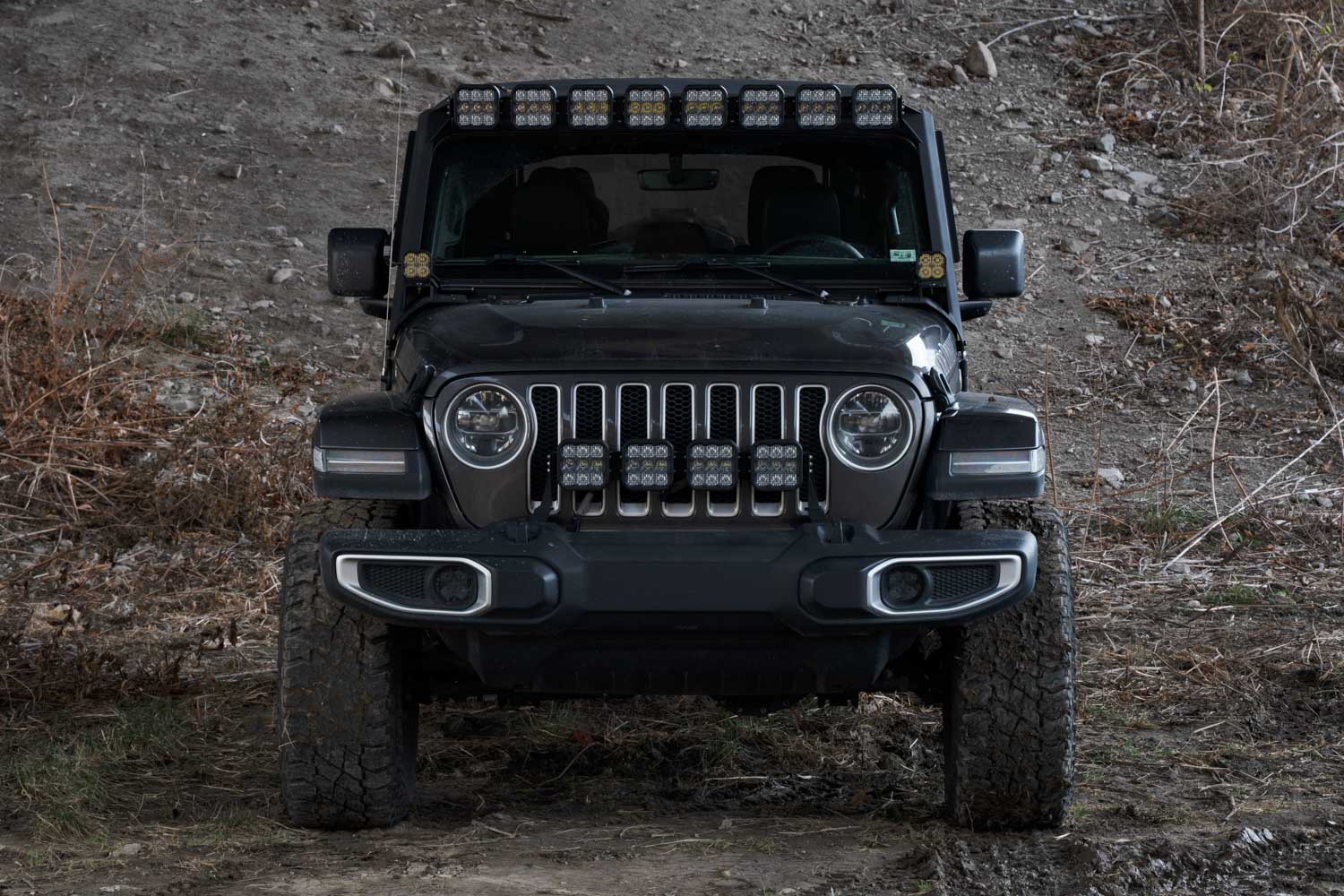 Stage Series Windshield Bracket Kit for 2018-2026 Jeep JL Wrangler