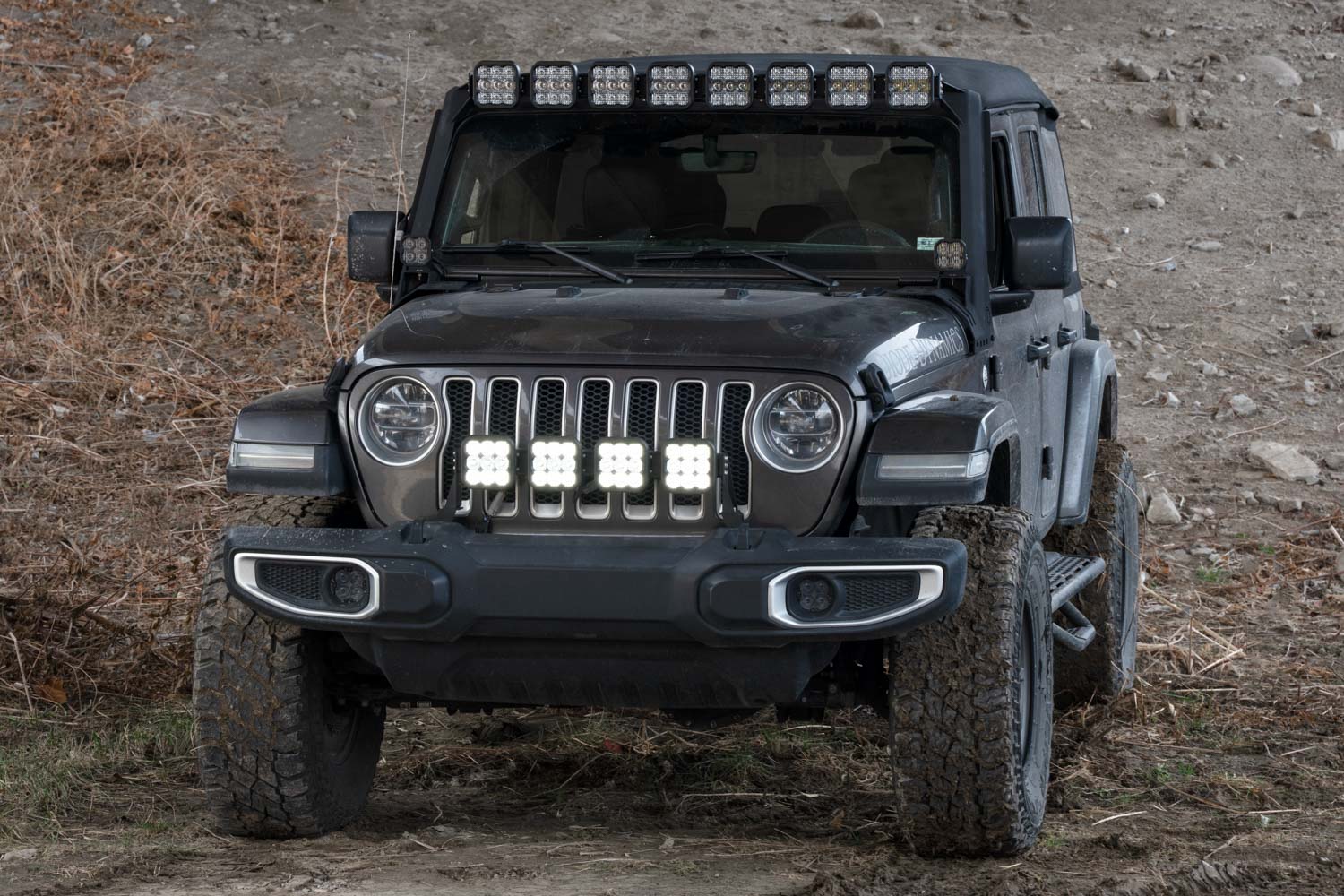Stage Series Grille Bracket Kit for 2018-2026 Jeep JL Wrangler