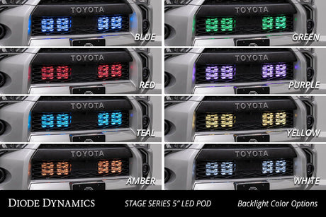 SS5 Stealth Grille LED Pod Kit for 2014-2024 Toyota 4Runner