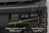 Fog Pocket Bracket Kit for 2021-2025 Ford Bronco (w/ Steel Bumper)