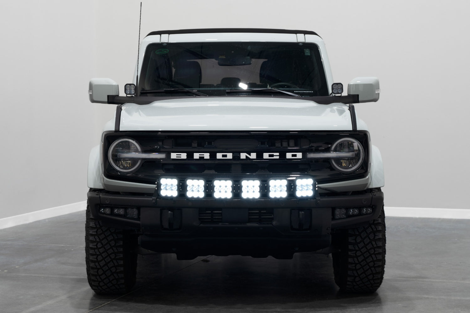Stage Series Grille Bracket Kit for 2021-2025 Ford Bronco (w/ Steel Bumper)